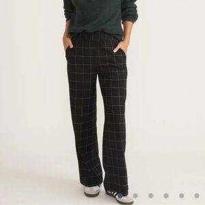 Marine Layer Allison Trouser Comfort Cottage Lounge Boho Black Pants Womens XL